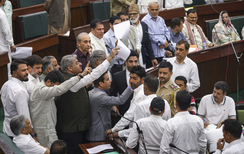 NATIONAL CONFERENCE CAUGHT IN A POLITICAL LIMBO 3 PTI04 09 2025 000376B