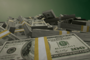 RECORD FDI INFLOW 9 Over �1000000 dollars in USD �100 bill stacks 1 1